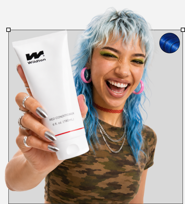 Blue hair color