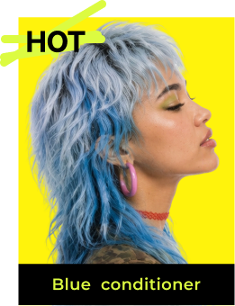 Blue conditioner collection